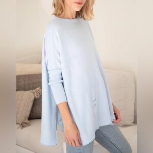 MerSea Catalina Crewneck Travel Sweater Sky